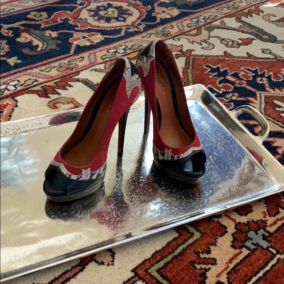 SCHUTZ Shoes - Schutz Peep Toe Platform Stillettos